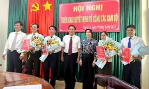 UBND huyện Vĩnh Cửu triển khai các quyết định về công tác cán bộ