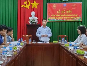 BHXH Cẩm Mỹ ký kết quy chế phối hợp thực hiện chính sách về BHXH, BHYT