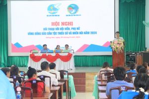 Tạo cơ hội để hội viên, phụ nữ dân tộc thiểu số chia sẻ tâm tư