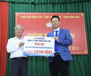 Doanh nghiệp, công nhân Đồng Nai tiếp tục ủng hộ đồng bào miền Bắc khắc phục bão lũ