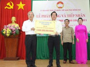 Trên 3,4 ngàn cá nhân, tổ chức ủng hộ đồng bào khắc phục hậu quả cơn bão số 3 vào tài khoản Ủy ban MTTQ Việt Nam tỉnh Đồng Nai