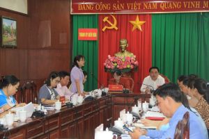 Hội Liên hiệp phụ nữ tỉnh giám sát Thành ủy Biên Hòa