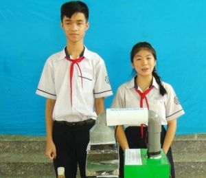 Xử lý khói thải từ các quán nướng thức ăn bên đường từ hệ thống do học sinh thiết kế