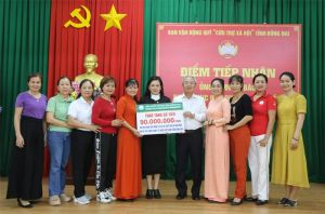 Liên đoàn Thể dục tỉnh Đồng Nai, Công ty TNHH Buwon vina ủng hộ 259 triệu đồng giúp nhân dân khắc phục hậu quả bão số 3