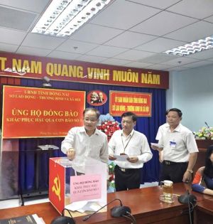 Sở Lao động, Thương binh và Xã hội phát động ủng hộ đồng bào khắc phục bão số 3