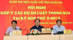 Đoàn Đại biểu Quốc hội lấy ý kiến 4 dự án luật