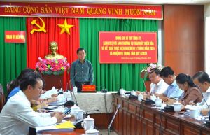 The development of Bien Hoa in promoting the overall development of the province
