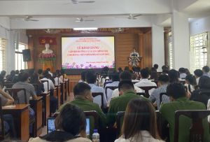 129 học viên tham gia lớp Bồi dưỡng lý luận chính trị cho đảng viên mới