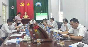 Ban đại diện Hội đồng quản trị Ngân hàng Chính sách Xã hội huyện giao ban quý III – năm 2024