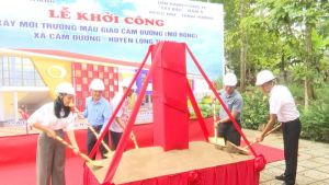 Khởi công xây dựng Trường mẫu giáo Cẩm Đường, huyện Long Thành