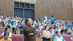 Bí thư Huyện ủy, Chủ tịch UBND huyện Trảng Bom đối thoại với Nhân dân về thu gom, phân loại rác tại nguồn