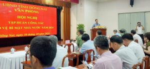 Văn phòng UBND tỉnh tổ chức Hội nghị tập huấn công tác bảo vệ bí mật Nhà nước năm 2024