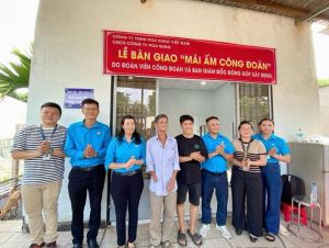 Công đoàn cơ sở doanh nghiệp xây dựng 43 mái ấm Công đoàn cho công nhân khó khăn