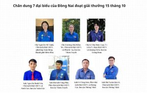 Tỉnh Đồng Nai có 7 đại biểu Đồng Nai được chọn trao Giải thưởng 15 tháng 10