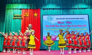 Hội Liên hiệp phụ nữ thị trấn Hiệp Phước đoạt giải Nhất hội thi dân vũ thể thao