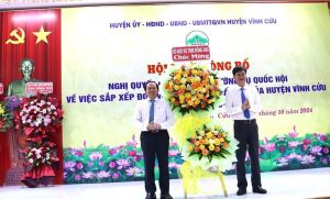 Huyện Vĩnh Cửu công bố nghị quyết về sắp xếp các đơn vị hành chính cấp xã