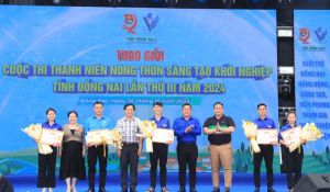Thí sinh Lê Ngọc Hiệp Hoàng đoạt giải Nhất cuộc thi Thanh niên nông thôn sáng tạo khởi nghiệp năm 2024