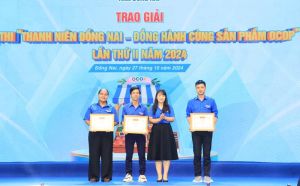 Thí sinh Trần Thanh Tâm đoạt giải Nhất cuộc thi Thanh niên Đồng Nai - Đồng hành cùng sản phẩm OCOP lần thứ II