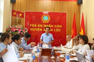 Giám sát công tác giải quyết các vụ án tham nhũng, tiêu cực tại Tòa án nhân dân huyện Xuân Lộc