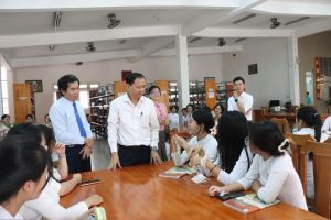 The first Korean language course in a high school in Dong Nai