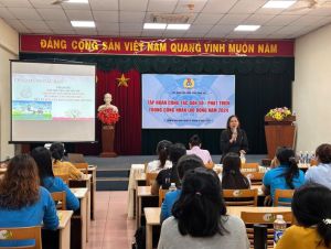 Tập huấn công tác dân số và phát triển cho 200 công nhân lao động