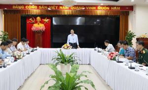 Họp Ban chỉ đạo kiểm kê đất đai tỉnh lần thứ nhất