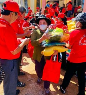 Hội Chữ thập đỏ tỉnh đã thực hiện 4 đợt cứu trợ giúp người dân khắc phục ảnh hưởng bão số 3