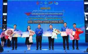 Trao 17 giải cho thí sinh tham gia hội thi cán bộ Đoàn giỏi tỉnh Đồng Nai lần thứ II năm 2024