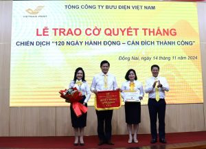 Bưu điện tỉnh quyết tâm duy trì Cờ quyết thắng