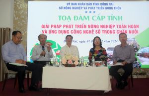 Tọa đàm giải pháp phát triển nông nghiệp tuần hoàn và ứng dụng công nghệ số trong chăn nuôi