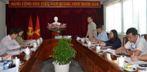 Kiểm tra việc thực hiện nghị quyết, chỉ thị của Đảng năm 2024 tại Đảng ủy Văn phòng Tỉnh ủy.