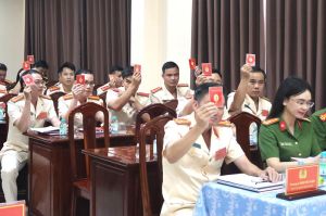 Chi bộ An ninh, Công an huyện tổ chức Đại hội lần thứ XVI, nhiệm kỳ 2025 – 2027