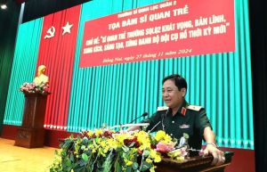 Khát vọng, bản lĩnh, xung kích, sáng tạo, xứng danh Bộ đội Cụ Hồ thời kỳ mới