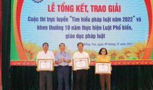Gương sáng pháp luật trong công tác Tư pháp ở huyện Long Thành