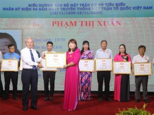 Phát huy vai trò Mặt trận ở cộng đồng