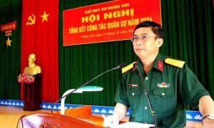 Tổng kết nhiệm vụ quân sự quốc phòng năm 2024