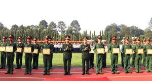 Tổ chức lễ tốt nghiệp cho trên 720 học viên tăng thiết giáp khu vực phía Nam