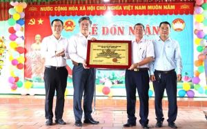 Ấp Tập Phước đón nhận khu dân cư kiểu mẫu