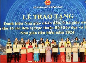 Đồng Nai có 5 nhà giáo được tuyên dương Nhà giáo tiêu biểu