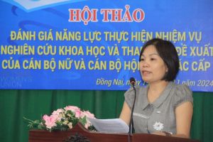 Trung ương Hội Liên hiệp phụ nữ Việt Nam tổ chức hội thảo tại Đồng Nai