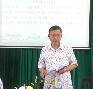 Hội nghị phản biện đóng góp giải pháp phát triển kinh tế, xã hội