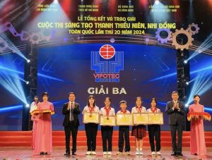 3 nhóm học sinh Đồng Nai đoạt giải Cuộc thi sáng tạo thanh thiếu niên, nhi đồng toàn quốc năm 2024