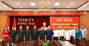 Phó Bí thư Tỉnh ủy Quản Minh Cường làm việc với Đảng đoàn Hội Cựu chiến binh