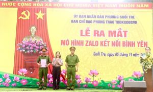 Lễ ra mắt mô hình Zalo kết nối bình yên, thành phố Long Khánh