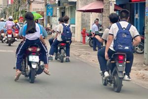 Phát hiện nhiều học sinh vi phạm giao thông