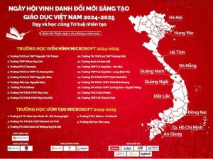6 trường của Đồng Nai được vinh danh Trường học điển hình Microsoft