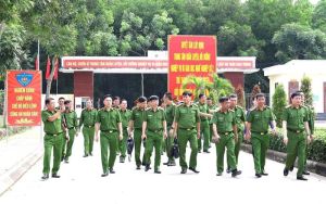 Bộ Tư lệnh Cảnh sát Cơ động kiểm tra công tác chuẩn bị phục vụ lễ kỷ niệm 30-4