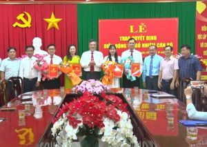 Huyện ủy Long Thành trao các quyết định về điều động, bổ nhiệm cán bộ