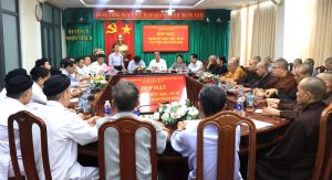 Huyện Nhơn Trạch họp mặt chức sắc, tu sĩ các tôn giáo năm 2024