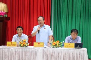 Tổ đại biểu Quốc hội số 3 tiếp xúc cử tri huyện Nhơn Trạch